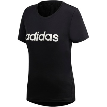 XS Koszulka damska adidas W D2M Lo Tee czarna DS8724 XS