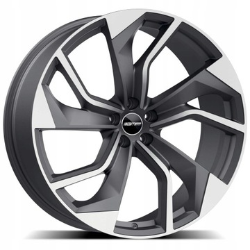 GMP REBEL 10X23 5X112 ET18/66.5 SZARY/POLER