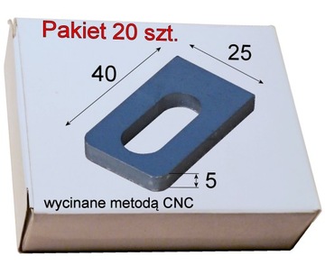 Uchwyt mocowanie przęsła 25x40x5 - Pakiet 20 szt..