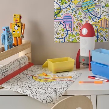КНИГА-РАСКРАСКА IKEA AFTONSPARV, XXL, РУЛОН, 10 М ПРОСТРАНСТВ