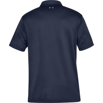 Koszulka Polo męska Under Armour Tech Polo 1290140 Granatowa r. L