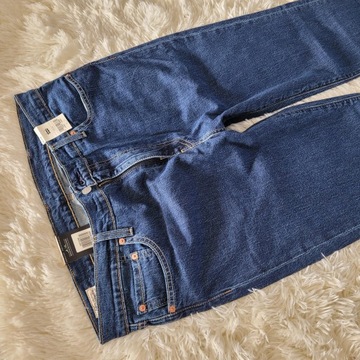 spodnie jeans LEVI'S 511 SLIM W38 L34 38x34 PREMIUM granatowe