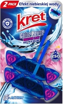 KRET KOSTKA wc 2 pack COLOR POWER LILY