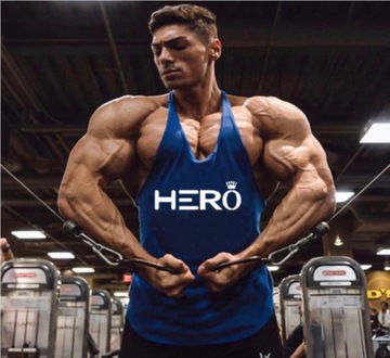 HERO Koszulka treningowa L niebieski