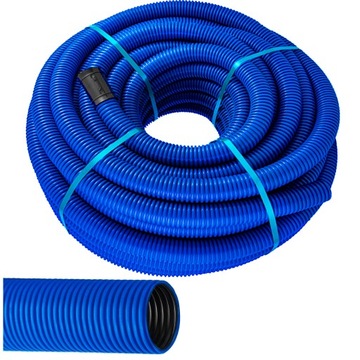 AROT RURA KARBOWANA peszel 2-warstwy niebieski do ziemi HDPE 40/32 450N 50m