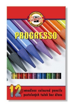 Koh-I-Noor kredki bezdrzewne Progresso 12 kol 8756
