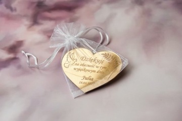 Магнит для общения Спасибо гостям, гравировка МКЗ-3