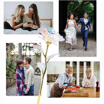 ВЕЧНАЯ РОЗА В СТЕКЛЕ СВЕТЯЩИЙСЯ СВЕТОДИОДНЫЙ ЦВЕТОК ИДЕЯ ПОДАРКА НА ЖЕНСКИЙ ДЕНЬ