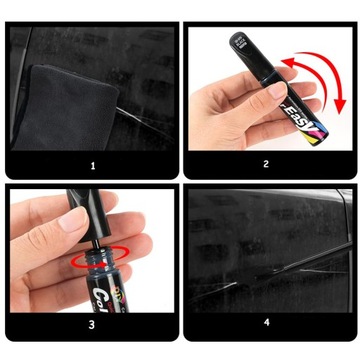 2x ЧЕРНЫХ КАРАНДАША ДЛЯ КОРРЕКЦИИ ЦАРАПИН ДЛЯ УДАЛЕНИЯ ЦАРАПИН ОТ КРАСКИ