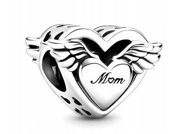 CHARMS SERCE MAMA MOM MY ANGEL SKRZYDŁA MIŁOSC LOVE