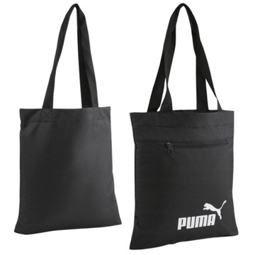 PUMA TORBA SPORTOWA MIEJSKA NA RAMIĘ PHASE PACKABLE SHOPPER BAG NA ZAKUPY