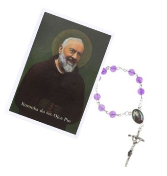 KORONKA do św. Ojca Pio - różaniec +...