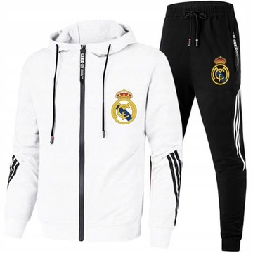 СПОРТИВНЫЙ КОСТЮМ REAL MADRID, УНИКАЛЬНЫЙ КОМПЛЕКТ ВСЕХ РАЗМЕРОВ ЦВЕТОВ, СВИТШОТ, БРЮКИ