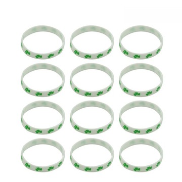 12PCS ST PATRICK'S DAY BRACELET WRISTBANDS PARTY