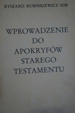 WPROWADZENIE DO APOKRYFÓW STAREGO TESTAMENTU