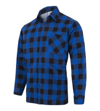 KOSZULA ROBOCZA FLANELOWA do pracy NIEBIESKA KRATA 3XL