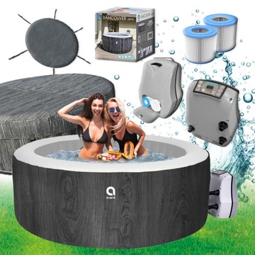DMUCHANE SPA BASEN OGRODOWY 2-4 OS. VANCOUVER AVENLI 110 DYSZ ZESTAW 175x70