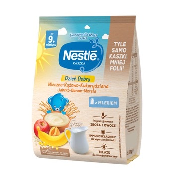 NESTLE Kaszka mlecz-ryż-kuk jabłko morela 230g