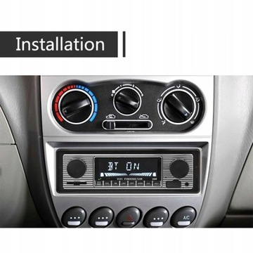 1 Din Автомобильная стереосистема Bluetooth MP3 Аудио Ретро Радио