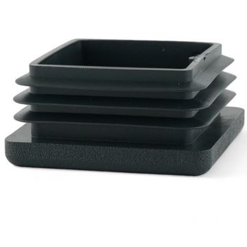 ЗАГЛУШКА ПЛАСТИКОВАЯ 40Х40 ЧЕРНАЯ 10 ШТ ВНУТРЕННЯЯ ДЛЯ ПРОФИЛЯ