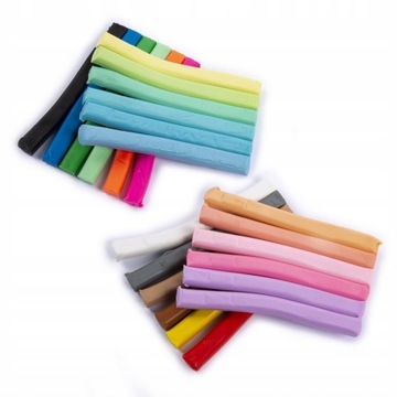 KIDEA SCHOOL Пластилин 24 ПАСТЕЛЬНЫХ ЦВЕТА