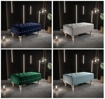 Подставка для ног Пуф в викторианском стиле 100 см RU Мебель