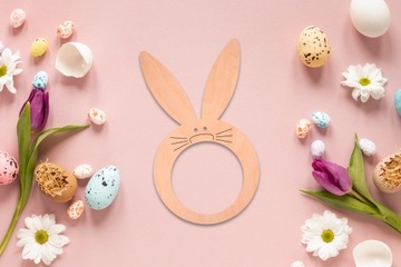 Салфетница деревянная, ПАСХАЛЬНЫЕ КОЛЬЦА для салфеток