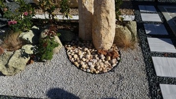 Большая галька Радужные садовые камни 25 кг