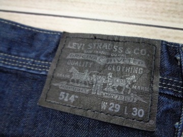 spodnie Levis lEVI'S 514 29x30 W29 L30 pas 79 cm