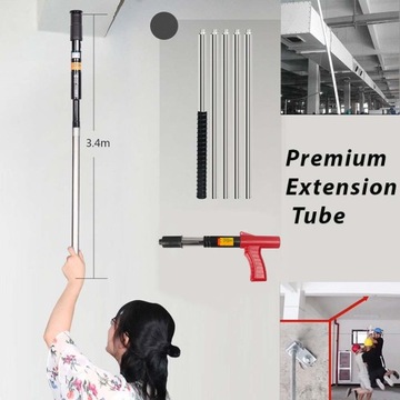 Dollcini, Ручной пистолет для гвоздей NailGun, длина 25 мм, диаметр 16 мм