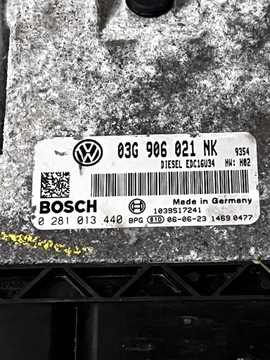 03G906021NK JEDNOTKA MOTORU 2.0 TDI 16V 103 2006 VW PASSAT B6 (3C2)