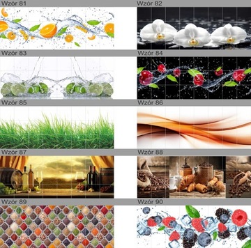 Декоративные самоклеящиеся наклейки под плитку ЦВЕТНЫЕ ЛОПУЧКИ 15х15 см.