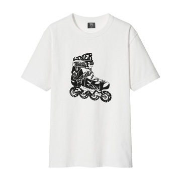 KOSZULKA FR SKATES SKATE WORDS T-SHIRT BIAŁA XL