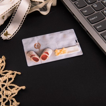 Флешка, USB-карта на 1 ГБ с печатью!