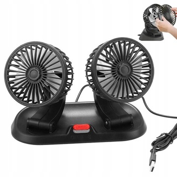 Мощный и тихий турбовентилятор для кемпингового квадроцикла, USB-охладитель мощностью 10 Вт.