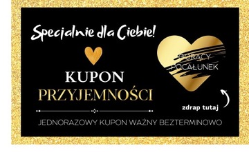 KUPON MIŁOŚCI ZDRAPKA WALENTYNKI DZIEŃ KOBIET