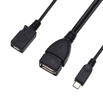 2 szt. Złącze Ethernet LAN i adapter USB dla drugiego lub trzeciego