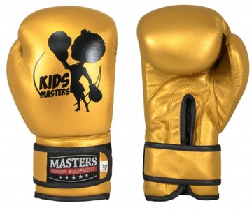 Rękawice bokserskie dla dzieci MASTERS MJE - RPU-KM-GOLD 8 oz