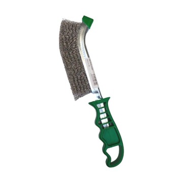 РУЧНАЯ ПРОВОЛОЧНАЯ ЩЕТКА ЗЕЛЕНАЯ НЕРЖАВЕЮЩАЯ НЕРЖАВЕЮЩАЯ INOX