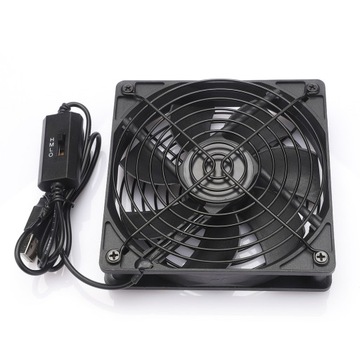 КОМПЬЮТЕРНЫЙ ВЕНТИЛЯТОР USB 5 В С РЕГУЛИРУЕМОЙ СКОРОСТЬЮ ДЛЯ МАРШРУТИЗАТОРОВ