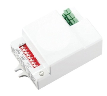 Сумеречный датчик движения, микроволновый датчик для установки в стену, для поверхностного монтажа для светодиодов