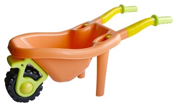 Hemar ECO Line taczka dla dzieci do piasku 74 cm duża kolor łososiowy