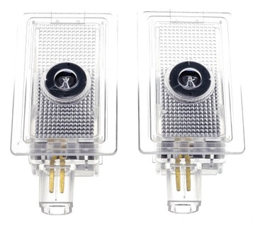 ZESTAW 2x LED LOGO PROJEKTOR DODGE AVENGER CHARGER MAGNUM LAMPKA DRZWI HD