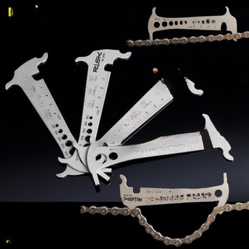 ТРИ В ОДНОМ ВЕЛОСИПЕДНОЙ ЦЕПИ ПРОВЕРКА ИНСТРУМЕНТАЛЬНОЙ ЦЕПИ ИНДИКАТОР ИЗНОСА ИЗМЕРЕНИЯ УГЛЕРОДИСТОЙ СТАЛИ