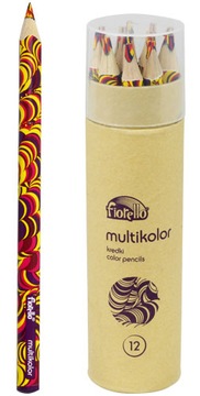KREDKA WIELOKOLOROWA FIORELLO MULTIKOLOR TRÓJKĄTNA