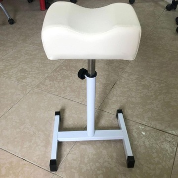 Podnóżek do pedicure i manicure, regulowana wysokość, biały