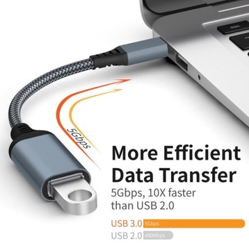 2 шт. USB 3.0 USB-адаптер Type-C Адаптер USB-C OTG