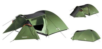 3-OSOBOWY ZIELONY NAMIOT KEMPINGOWY TREKKER III NC6312 NILS CAMP