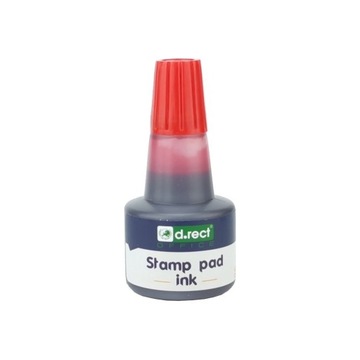 Tusz pigmentowy d.rect czerwony 25 ml