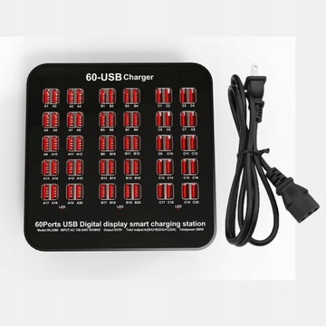 Зарядная станция Smart USB Hub с 60 портами